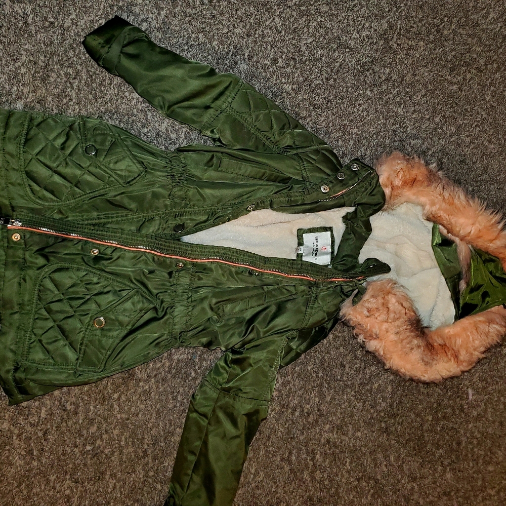 Waterproof Fleece Lined Cargo w/Pink Faux Fur